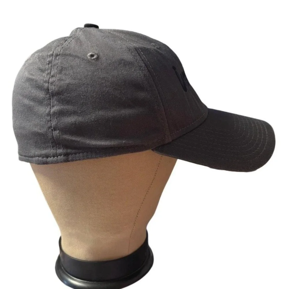 New Era 59Fifty Baseball Cap Grey Blk InsideOut‎ Hat Grunge Streetwear Sz S / M